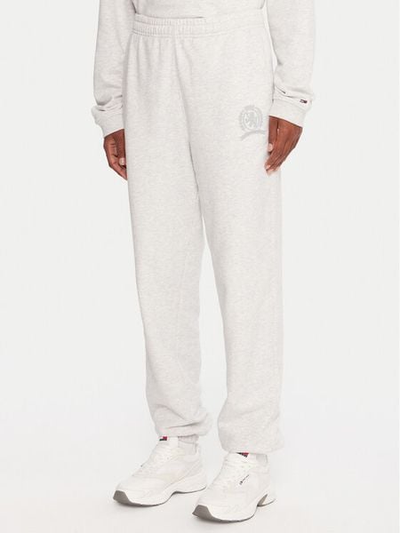 Tommy Jeans Spodnie dresowe DW0DW21702 Szary Regular Fit. Szare jeansy damskie Tommy Jeans, m, bez wzorów, z bawełny. Za 279.99 zł.