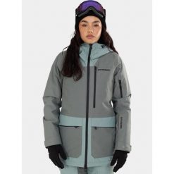 Kurtka Narciarska Damska Fundango Poplar ECO. Zielone kurtki damskie Fundango, na zimę, bez wzorów, bez kaptura. Za 679.90 zł.