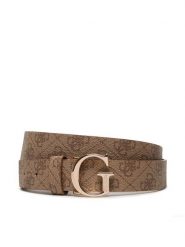 Guess Pasek Damski BW7862 P3430 Beżowy. Brązowe paski damskie Guess, z aplikacjami, ze skóry. Za 149.99 zł.