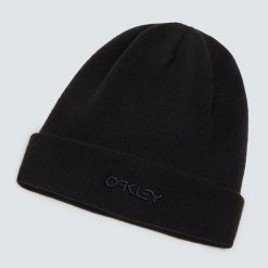 Czapka zimowa unisex Oakley B1B LOGO BEANIE. Czarne czapki męskie Oakley, na zimę, bez wzorów, sportowe. Za 88.99 zł.