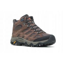 Buty trekkingowe dla mężczyzn Merrell MOAB 3 MID GTX. Brązowe buty trekkingowe męskie MERRELL, z gore-texu, bez zapięcia, trekkingowe, gore-tex. Za 717.15 zł.
