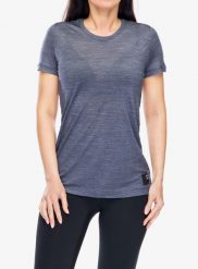 Koszulka merino damska Sensor Merino Lite Tee SS. Niebieskie t-shirty damskie Sensor, m, bez wzorów, z tkaniny, bez kołnierzyka. Za 274.99 zł.