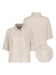 Eight2Nine Bluzka w kolorze beżowym rozmiar: M. Brązowe bluzki damskie Eight2Nine, m, bez wzorów, bez kołnierzyka, bez ramiączek. Za 86.99 zł.