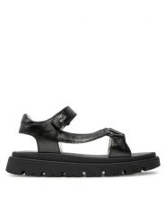 Primigi Sandały 5936800 S Czarny. Czarne sandały dziewczęce Primigi, ze skóry, bez zapięcia. Za 279.99 zł.