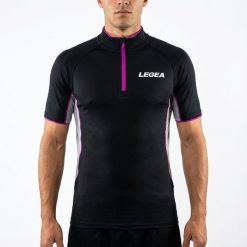 Koszulka treningowa BOSTON MC. Czarne t-shirty sportowe męskie Legea, z materiału, bez ramiączek, do biegania. Za 70.00 zł.