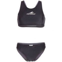 Strój kąpielowy damski Aquafeel Bikini Racerback. Czarne bikini damskie AQUAFEEL, bez wzorów. Za 169.99 zł.