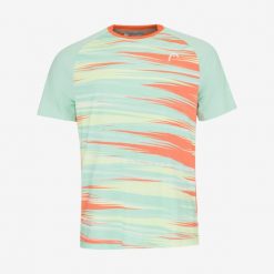 T-shirt męski TOPSPIN. Niebieskie t-shirty męskie HEAD, l, bez wzorów, bez kołnierzyka. W wyprzedaży za 140.00 zł.