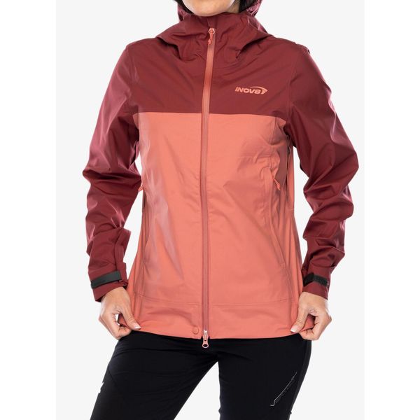 Kurtka przeciwdeszczowa damska Inov-8 Venturelite Jacket FZ. Czerwone kurtki damskie Inov-8, bez wzorów, bez kaptura. Za 686.99 zł.