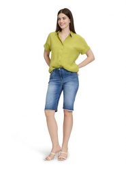 Betty Barclay Bluzka w kolorze zielonym rozmiar: 38. Zielone bluzki damskie Betty Barclay, bez wzorów, bez kołnierzyka, bez ramiączek. Za 72.95 zł.