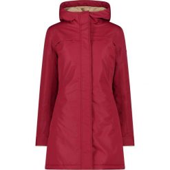 Parka damska z kapturem CMP. Brązowe parki damskie CMP, bez wzorów, z poliesteru. Za 534.25 zł.