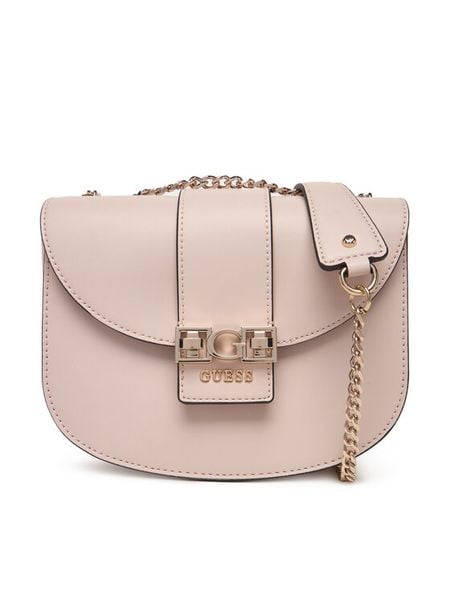 Guess Torebka HWVG98 91210 Różowy. Czerwone torebki klasyczne damskie Guess, z aplikacjami, ze skóry, wizytowe, bez kołnierzyka, bez ramiączek. Za 309.99 zł.