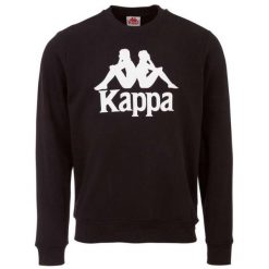 Kappa Sertum RN Sweatshirt, męska bluza. Czarne bluzy sportowe męskie Kappa, na lato, m, z bawełny. Za 89.99 zł.