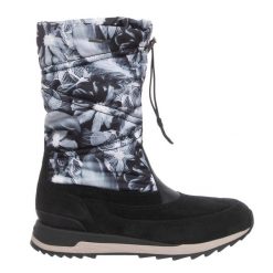 GEOX Snow damskie śniegowce ZLN 0790 – skóra, czarne w kwiaty. Białe śniegowce damskie Geox, z polaru. Za 421.99 zł.