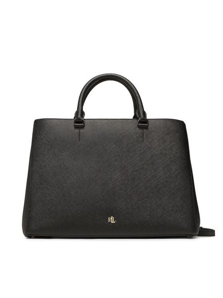 Lauren Ralph Lauren Torebka Hanna 37 431898556005 Czarny. Czarne torebki klasyczne damskie Lauren Ralph Lauren, bez wzorów, ze skóry, bez dodatków. Za 1,019.00 zł.