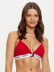 Tommy Hilfiger Biustonosz braletka UW0UW05657 Czerwony. Czerwone biustonosze Tommy Hilfiger, bez wzorów, z syntetyku. Za 99.99 zł.