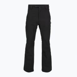 Spodnie snowboardowe męskie ThirtyTwo Wooderson. Czarne spodnie materiałowe męskie THIRTYTWO, bez wzorów, z materiału, sportowe. Za 849.99 zł.