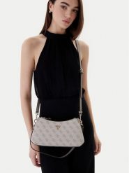 Guess Torebka Noelle II Mini HWBG96 72730 Beżowy. Brązowe torebki klasyczne damskie Guess, z aplikacjami, ze skóry, bez dodatków. Za 589.99 zł.