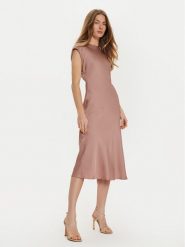 Calvin Klein Sukienka koktajlowa K20K207847 Różowy Slim Fit. Czerwone sukienki damskie CALVIN KLEIN, bez wzorów, z wiskozy, wizytowe, bez kołnierzyka, bez ramiączek. Za 689.99 zł.