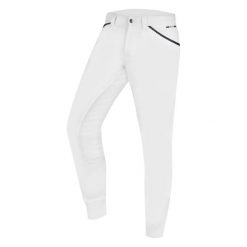 Spodnie jeździeckie mid grip ELT Marc. Białe spodnie sportowe męskie ELT, z elastanu. Za 504.00 zł.