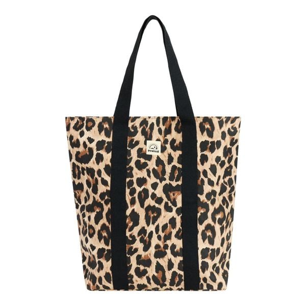Torba damska typu tote bag Protest Factor. Zielone torebki klasyczne damskie Protest, bez wzorów, z bawełny, bez dodatków. Za 173.50 zł.