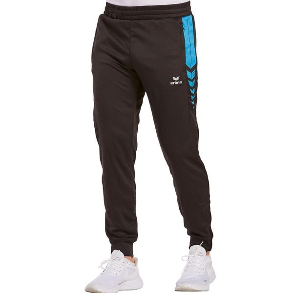 Spodnie do biegania Erima Worker Six Wings. Czarne spodnie dresowe męskie Erima, bez wzorów, sportowe. Za 181.00 zł.