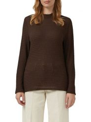 S.Oliver Sweter w kolorze brązowym rozmiar: 44. Brązowe golfy damskie S.Oliver, s, bez wzorów, bez ramiączek. Za 52.99 zł.