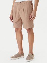 Nautica Szorty materiałowe Rava NCC03970 Beżowy Relaxed Fit. Brązowe szorty męskie Nautica, bez wzorów, z bawełny. Za 199.99 zł.