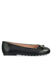 Gant Baleriny 30511892 Czarny. Czarne baleriny damskie Gant, bez wzorów, ze skóry, bez obcasa. Za 329.99 zł.