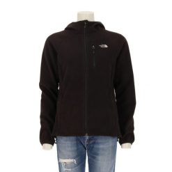 Damska kurtka polarowa TNF czarna. Czarne kurtki damskie The North Face, l, bez wzorów, z polaru, bez kaptura. Za 170.36 zł.