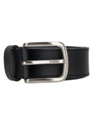 HIDE & STITCHES Skórzany pasek "Frisco" w kolorze czarnym rozmiar: onesize. Czarne paski męskie HIDE & STITCHES, bez wzorów, z materiału. Za 43.99 zł.