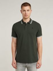 G-Star Koszulka polo w kolorze khaki rozmiar: XXL. Brązowe koszulki polo męskie G-Star, xxl, bez wzorów, bez ramiączek. Za 109.95 zł.