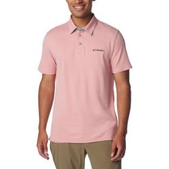Koszulka polo z krótkim rękawem męska Nelson Point Polo. Czerwone koszulki polo męskie Columbia, m, bez wzorów, z poliesteru, bez ramiączek. Za 139.99 zł.