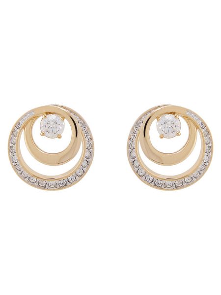 Swarovski Kolczyki Hyperbola 5740407 Złoty. Żółte kolczyki damskie Swarovski, metalowe. Za 526.99 zł.