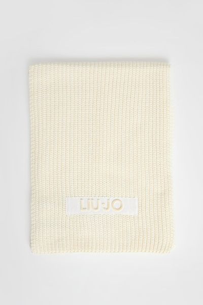 Szal damski zimowy LIU JO. Szaliki i kominy damskie Liu Jo, na zimę, bez wzorów. W wyprzedaży za 209.30 zł.