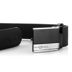 Pasek męski skórzany do spodni 90 cm paolo peruzzi mb018. Szare paski męskie bez wzorów, ze skóry. Za 59.90 zł.