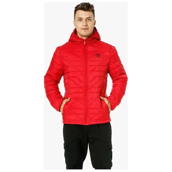 Umbro Kurtka Garnet , czerwony, rozmiar XXL. Czerwone kurtki męskie Umbro, m, bez wzorów, z materiału, bez kaptura. W wyprzedaży za 159.99 zł.