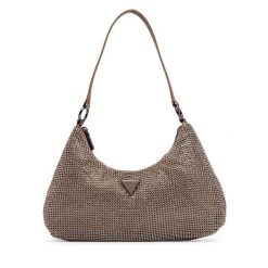 Torebka Guess. Brązowe torebki klasyczne damskie Guess, z aplikacjami, bez dodatków. Za 544.99 zł.