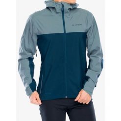 Kurtka przeciwdeszczowa męska Vaude Moab Rain Jacket. Szare kurtki męskie Vaude, m, bez wzorów, sportowe, bez kaptura. Za 808.50 zł.