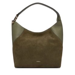 Torebka Furla. Zielone torebki klasyczne damskie Furla, bez wzorów, bez dodatków. Za 1,839.00 zł.