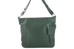 Worek skórzany BARBERINI'S 861-42 c. zielony. Zielone shopper bag damskie Barberinis, bez wzorów, ze skóry, na ramię, duże, bez dodatków. Za 239.99 zł.