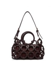 GINO ROSSI Torebka EO-LDA3409C Brązowy. Brązowe torebki klasyczne damskie Gino Rossi, bez wzorów, z materiału, bez dodatków. Za 299.99 zł.