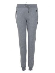 Peak Mountain Spodnie dresowe "Anoe" w kolorze szarym rozmiar: S. Szare spodnie dresowe damskie Peak Mountain, s, z aplikacjami, z dresówki. Za 130.99 zł.