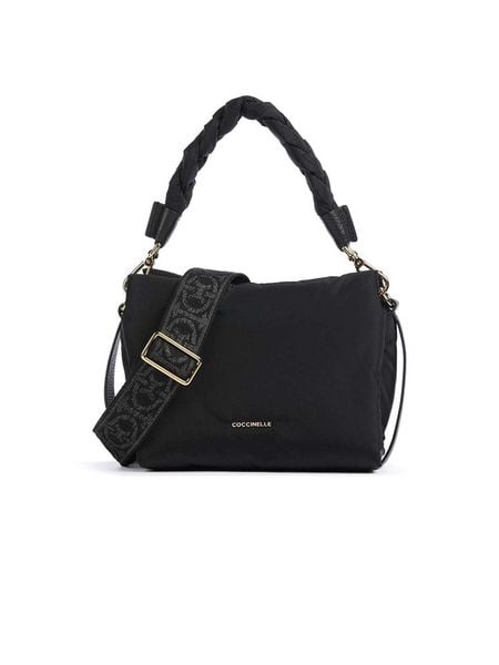 COCCINELLE Skórzana torebka w kolorze czarnym - 23 x 12,10 x 18 cm rozmiar: onesize. Czarne torebki klasyczne damskie Coccinelle, bez wzorów, z materiału, bez dodatków. Za 848.50 zł.