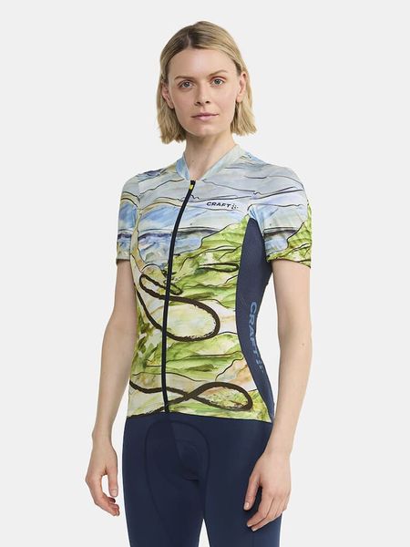 Craft Koszulka kolarska "Adv Endurance" ze wzorem rozmiar: M. Bluzki sportowe damskie Craft, m, bez wzorów, bez ramiączek. Za 156.96 zł.