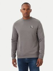 KARL LAGERFELD Bluza 705710 561900 Szary ciemny Regular Fit. Szare bluzy bez kaptura męskie Karl Lagerfeld, m, z bawełny. Za 659.99 zł.