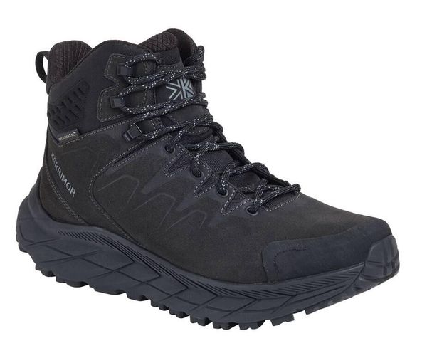 Buty sportowe męskie Karrimor Goshawk Mid. Czarne buty trekkingowe męskie Karrimor, z materiału, bez zapięcia, trekkingowe. Za 423.99 zł.