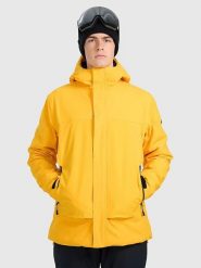 4F Kurtka narciarska w kolorze żółtym rozmiar: L. Żółte kurtki narciarskie i snowboardowe damskie 4f, l, bez wzorów, bez kaptura, narciarskie. Za 261.67 zł.