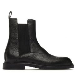 Sztyblety Emporio Armani. Czarne sztyblety męskie Emporio Armani, bez zapięcia. Za 2,029.00 zł.