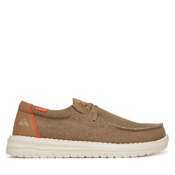 Półbuty Quiksilver. Brązowe półbuty męskie Quiksilver, bez zapięcia. Za 179.99 zł.