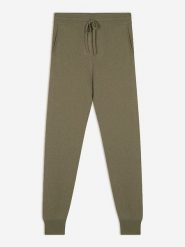 Just Cashmere Kaszmirowe spodnie w kolorze khaki rozmiar: XXL. Brązowe spodnie materiałowe damskie Just Cashmere, bez wzorów, z kaszmiru. Za 372.47 zł.